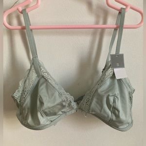 Gap body light green lace bralettes
